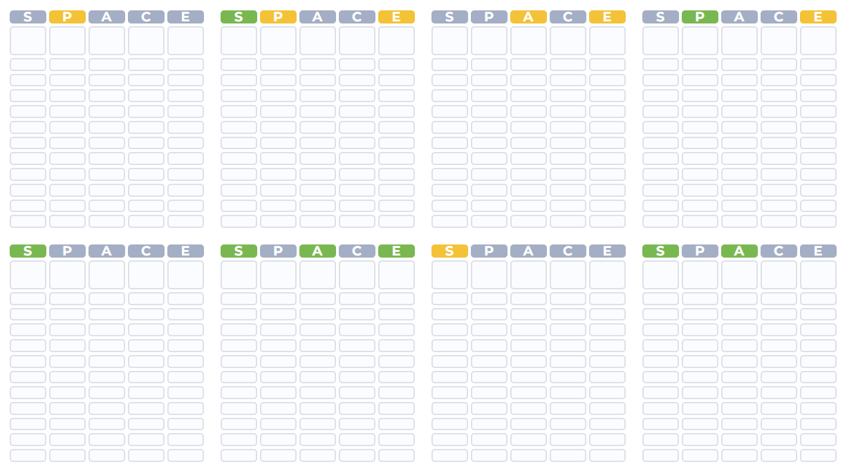 Enter the first word